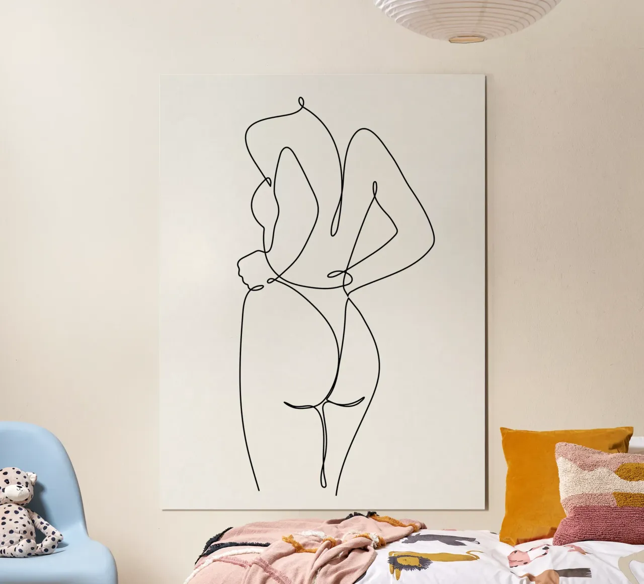 Line art di una donna carta hahnemühle da Craig Harris