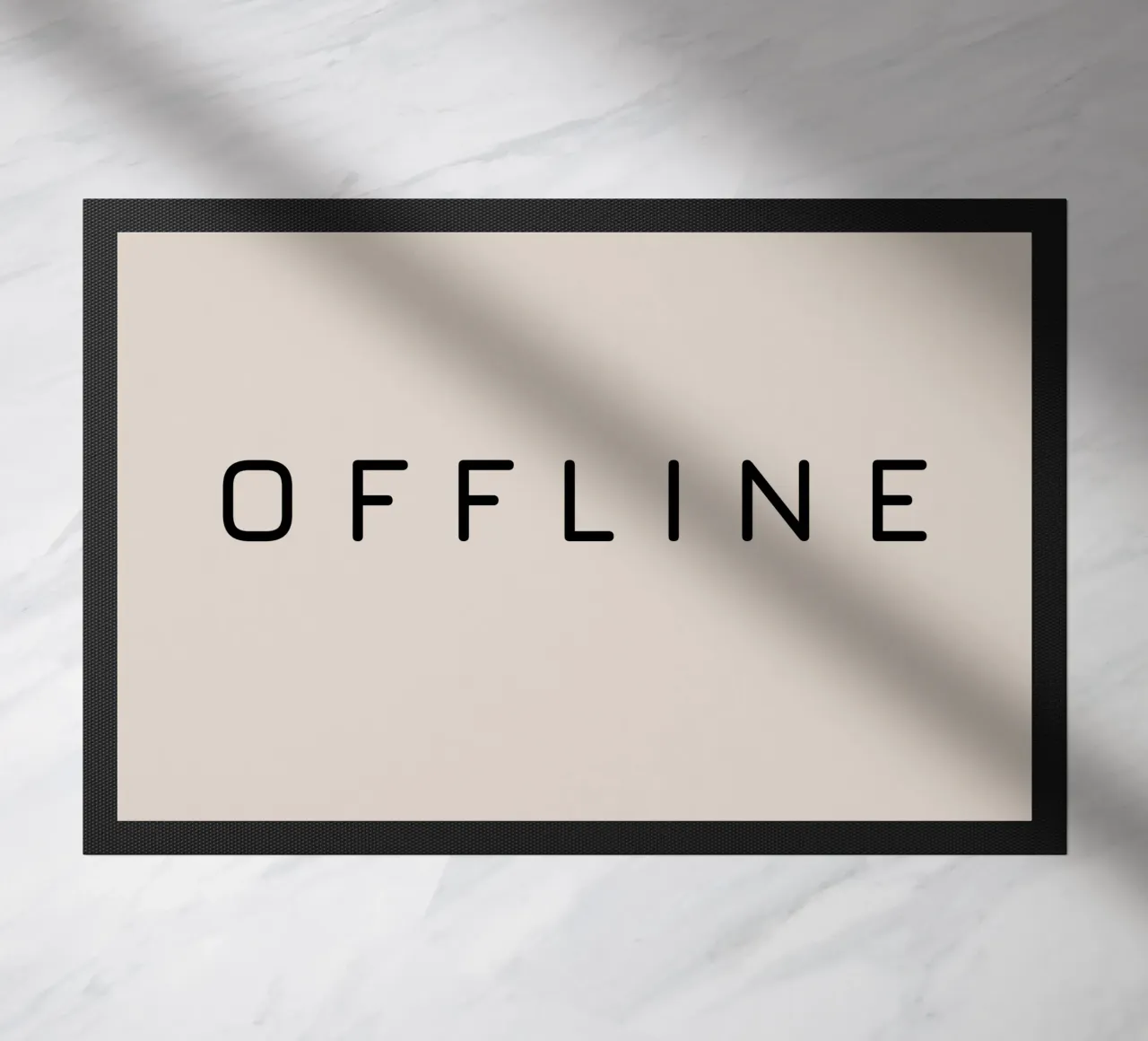 Non in linea zerbino da BenCoStyle
