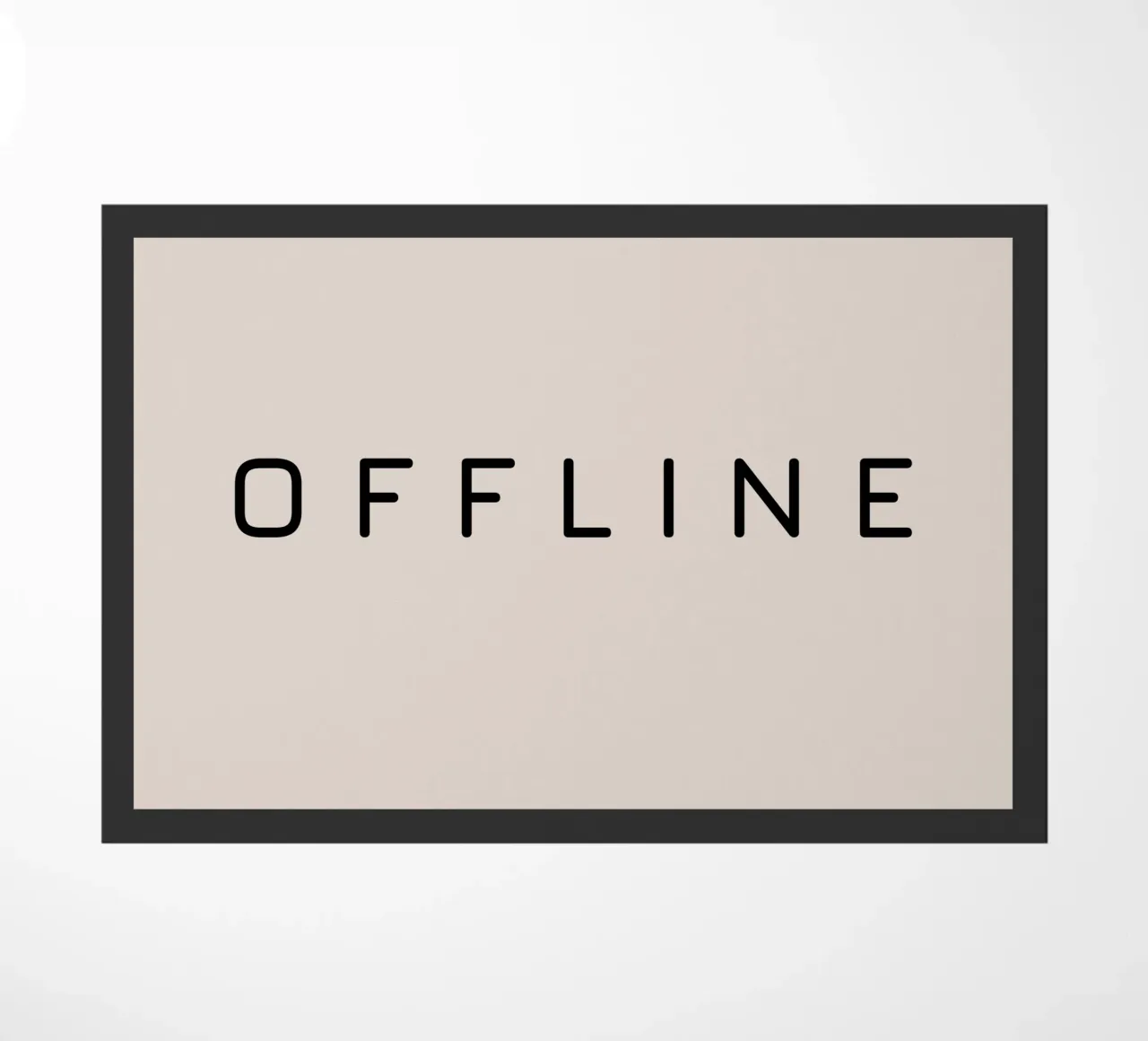 Non in linea zerbino da BenCoStyle