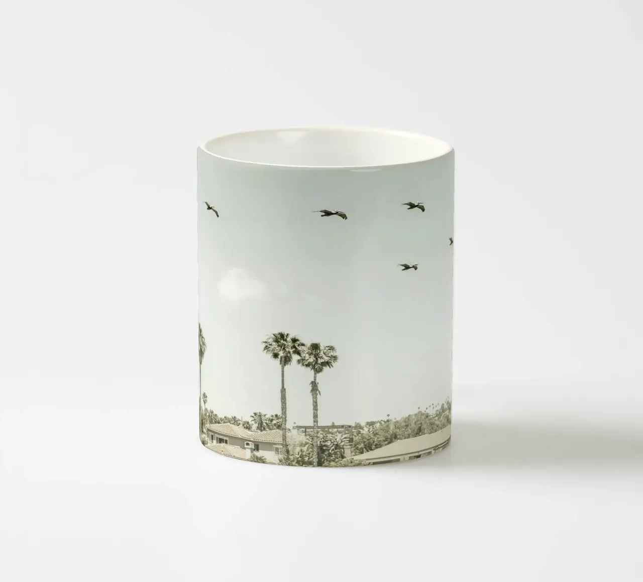 Sopra i tetti di San Diego | Vintage tazza in ceramica da Melanie Viola