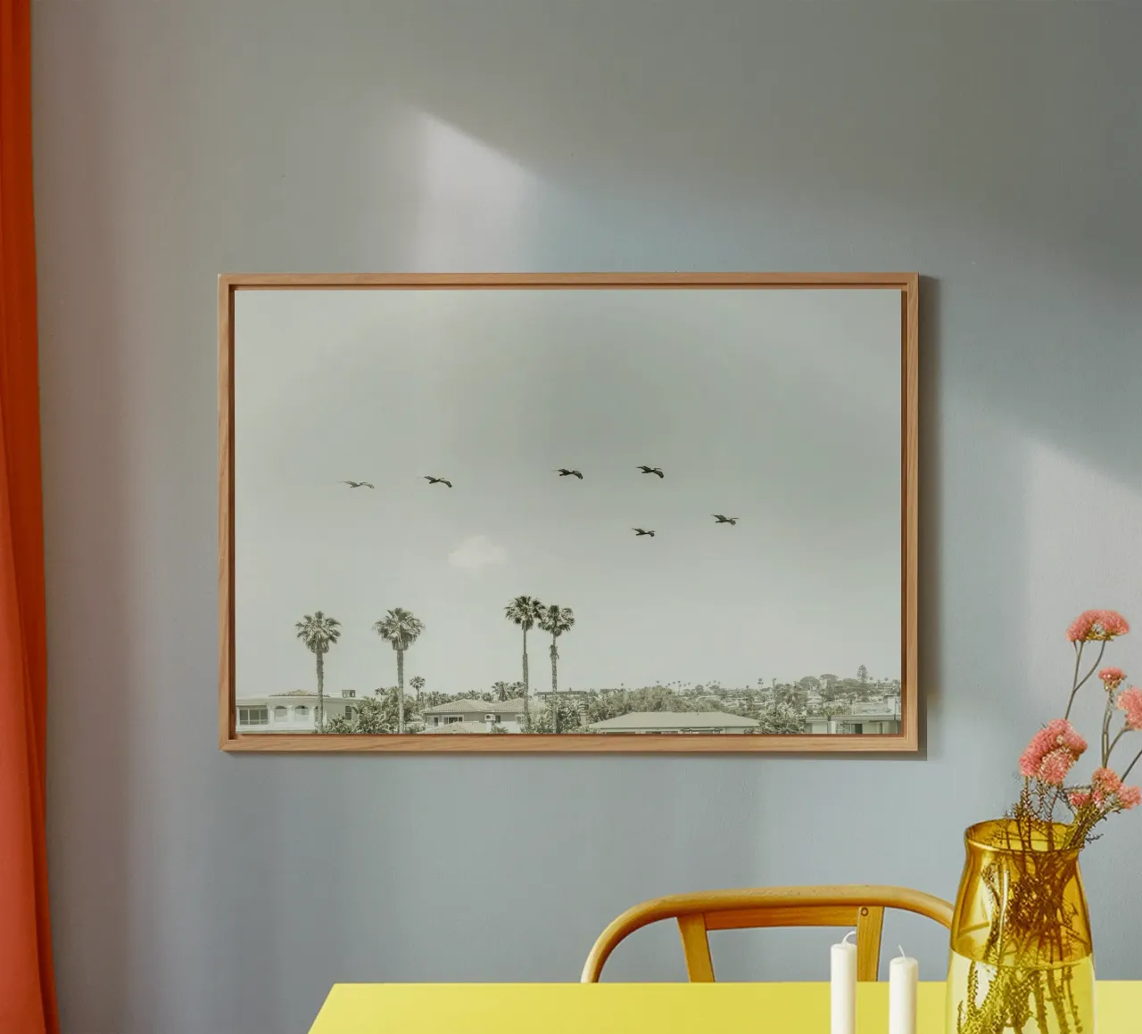 Sopra i tetti di San Diego | Vintage alluminio dibond da Melanie Viola