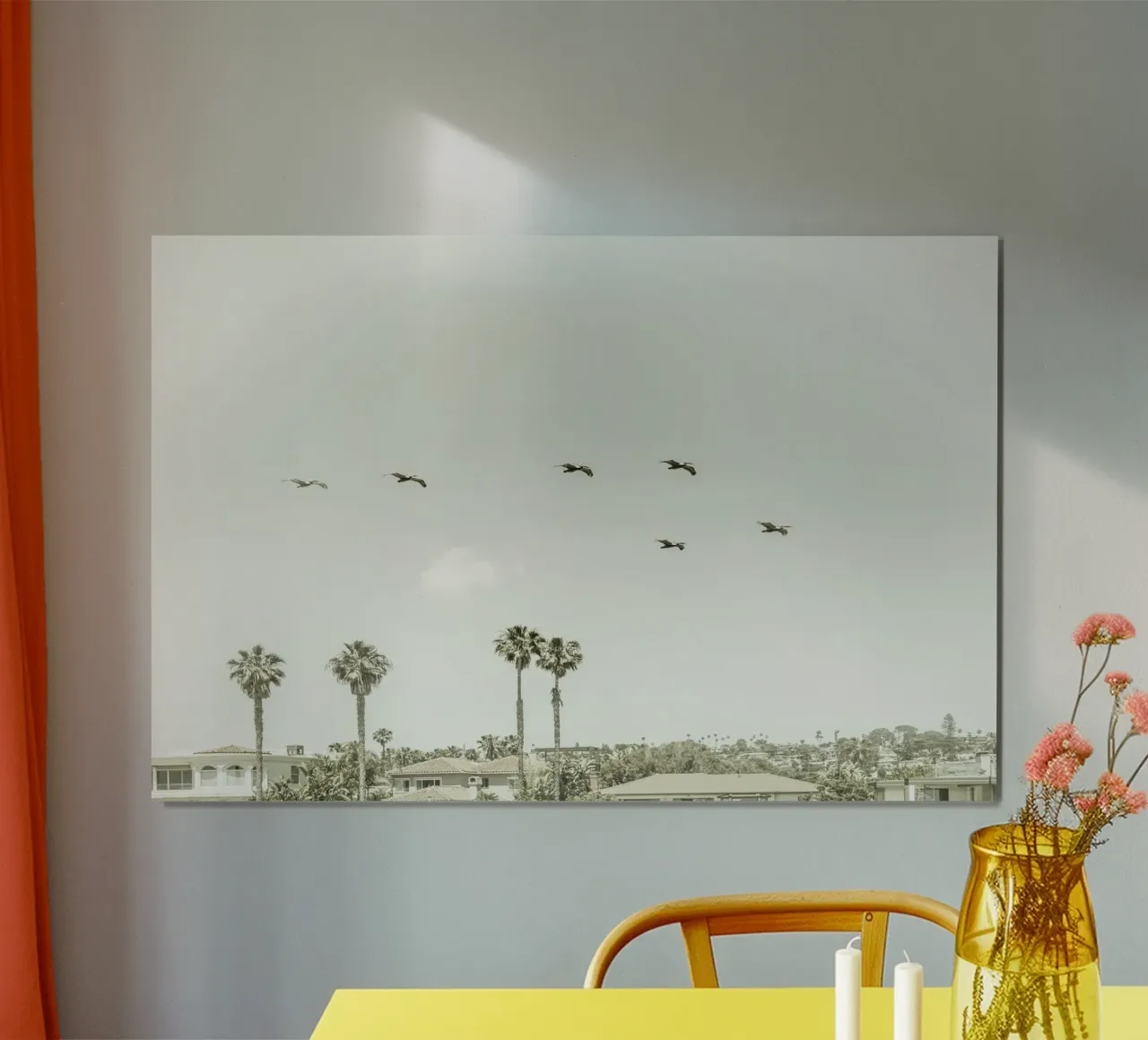 Sopra i tetti di San Diego | Vintage carta hahnemühle da Melanie Viola