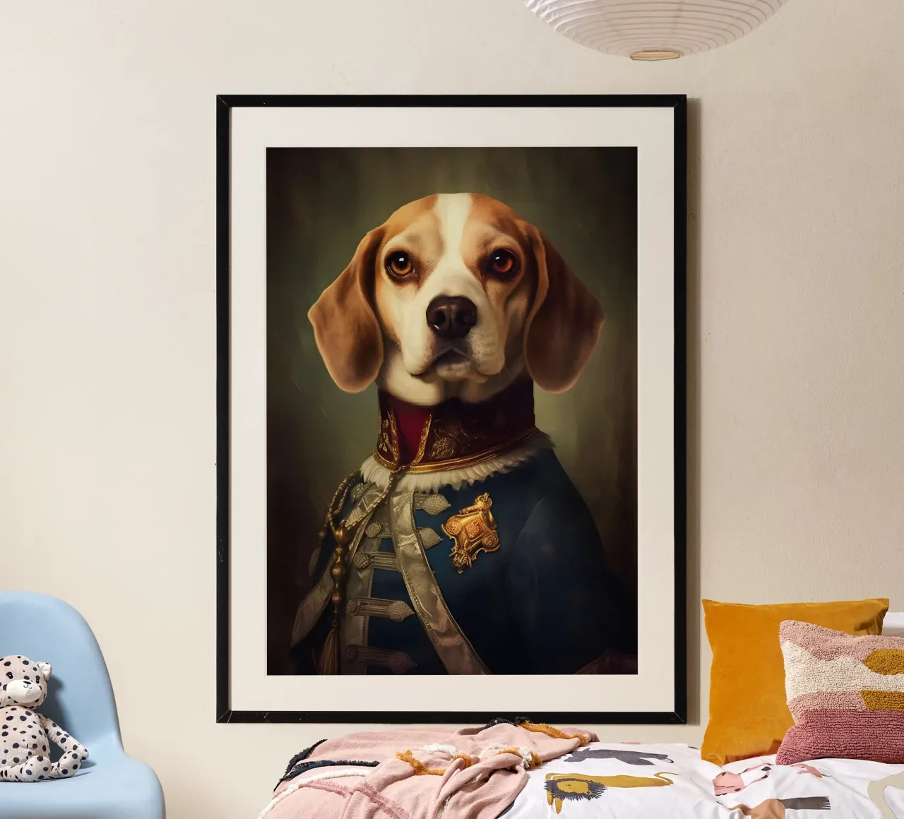 Beagle baroque carta hahnemühle da FunnyBee