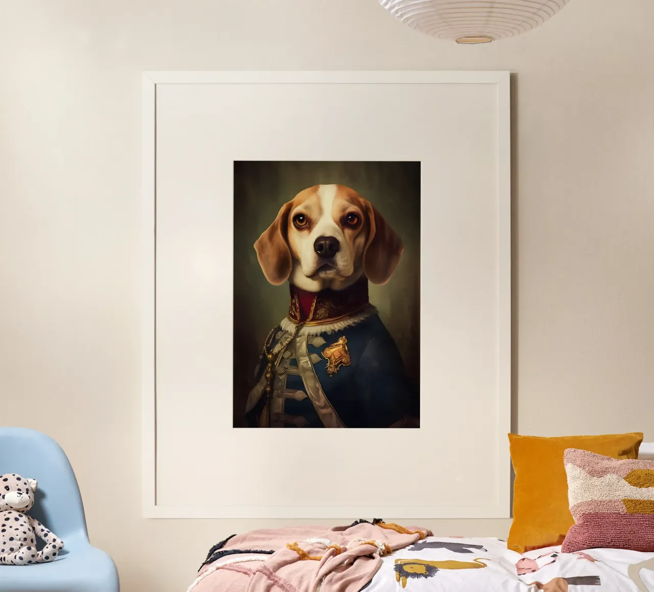 Beagle baroque carta hahnemühle da FunnyBee