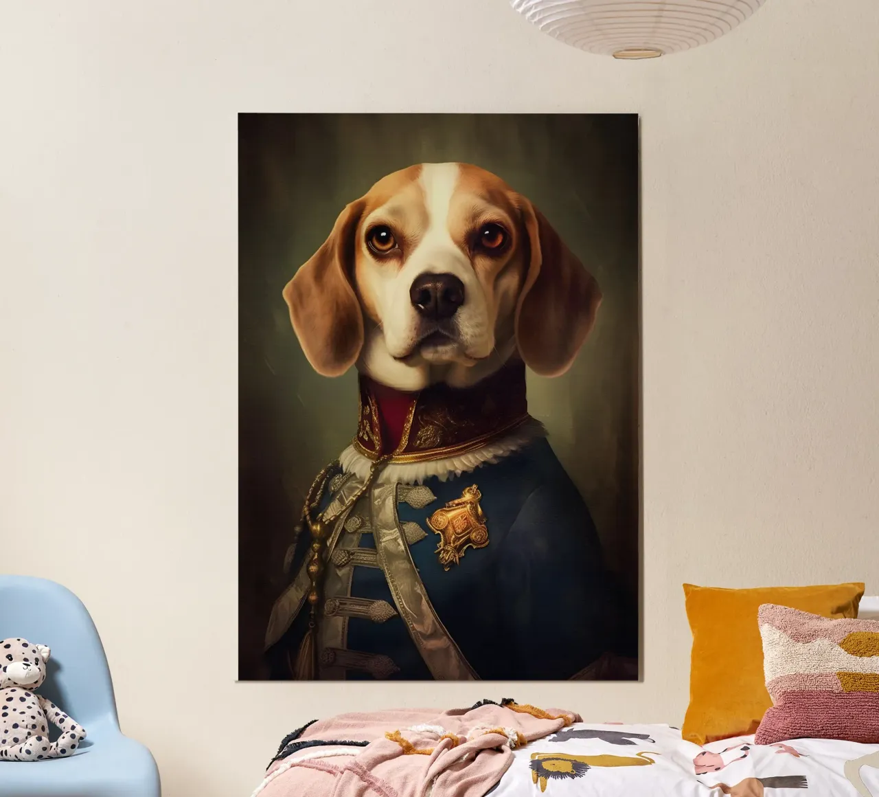 Beagle baroque carta hahnemühle da FunnyBee