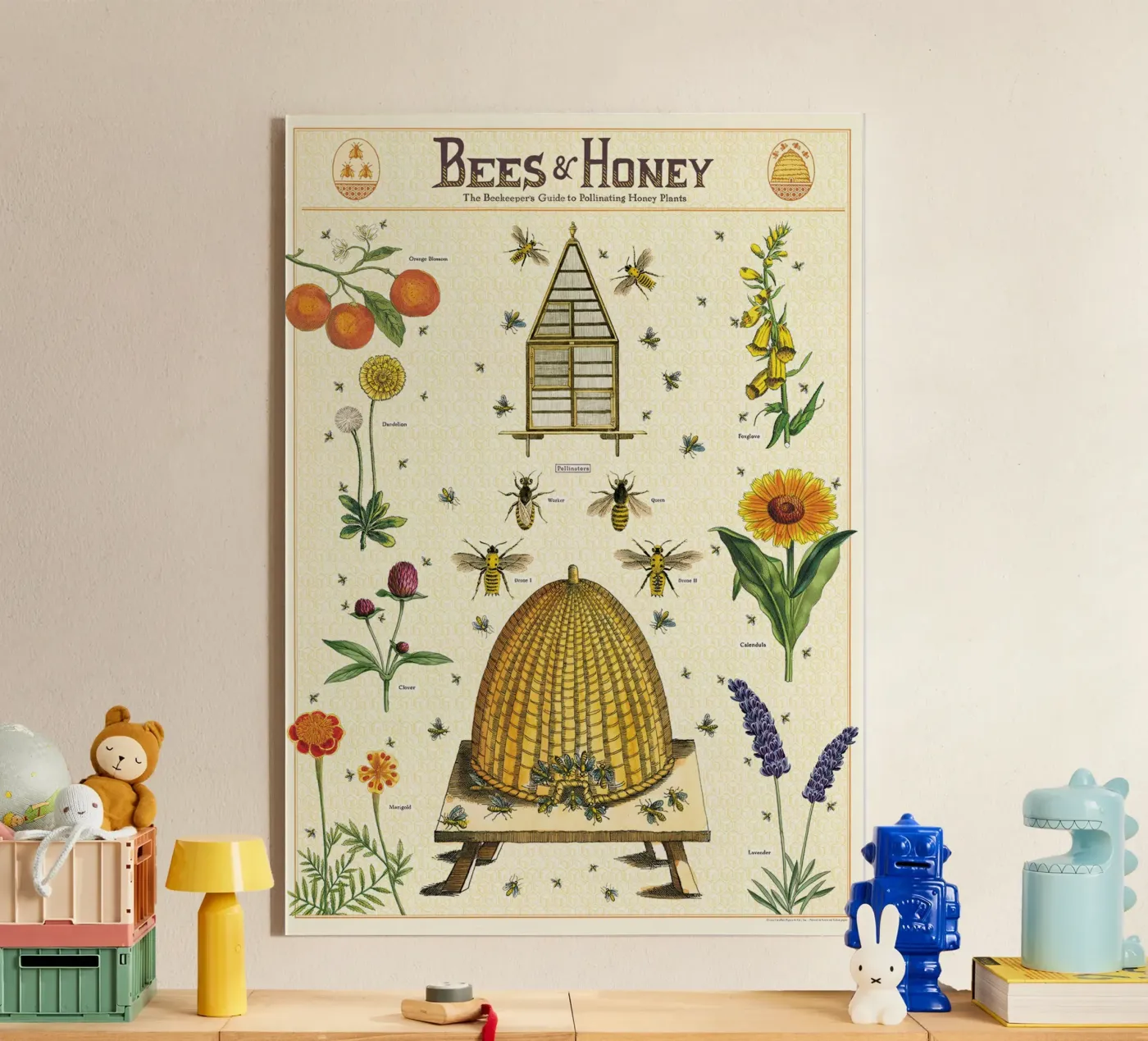 Abeilles et miel plexiglas de Isaac Murray
