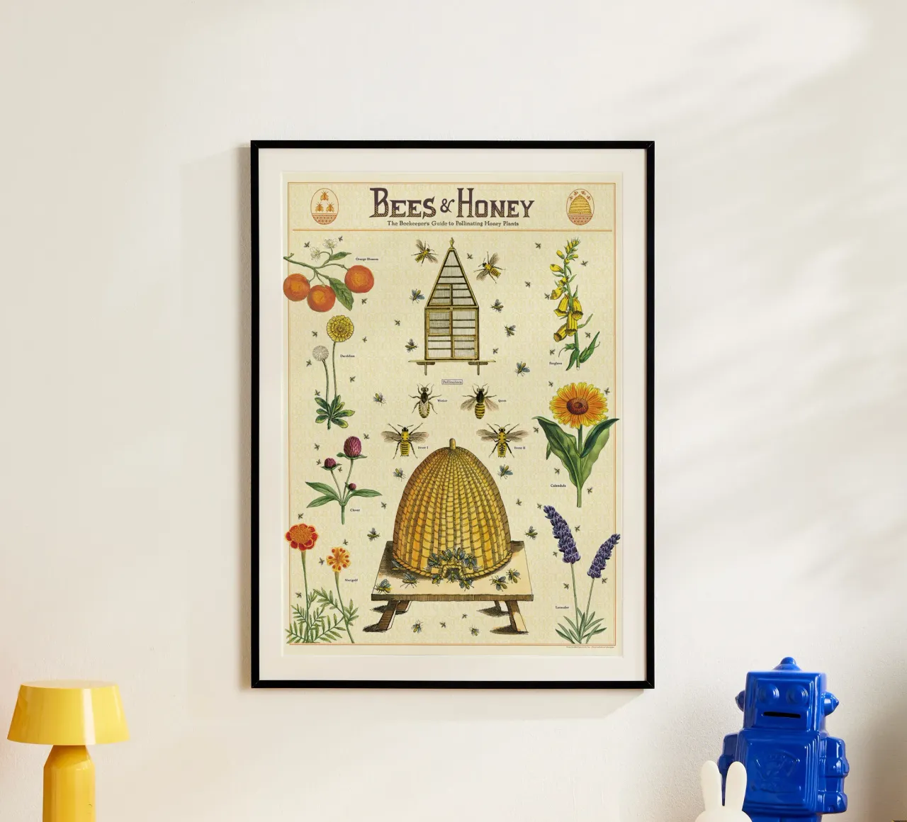 Bees & Honey poster by Isaac Murray
