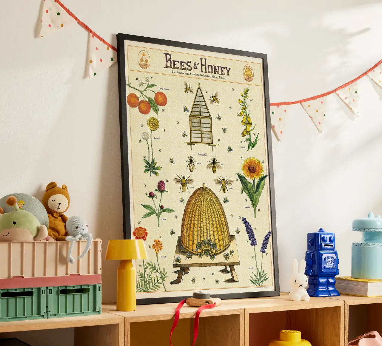 Bees & Honey poster by Isaac Murray
