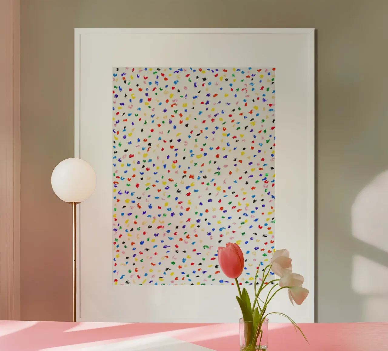 Abstract Artwork Colourful #17 carta hahnemühle da kathrinmay
