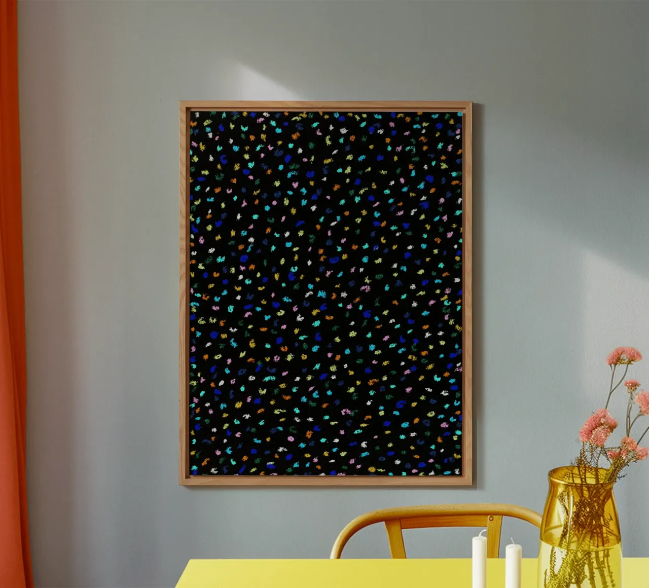 Abstract Artwork Colourful #18 alluminio dibond da kathrinmay