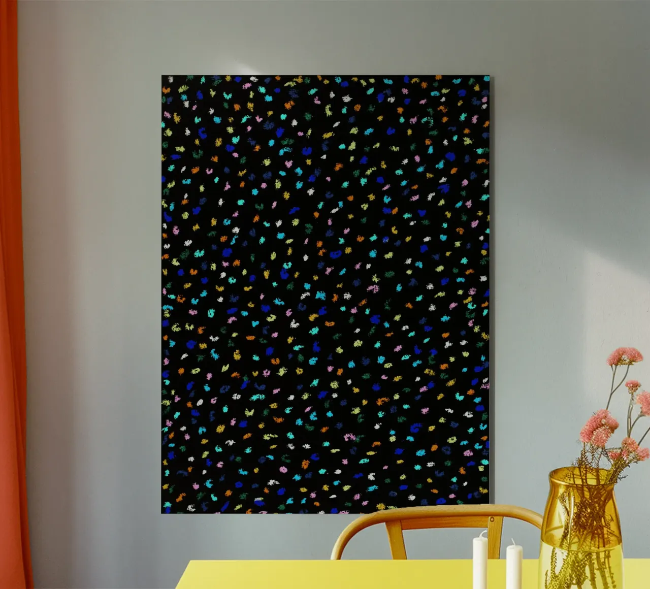 Abstract Artwork Colourful #18 alluminio dibond da kathrinmay
