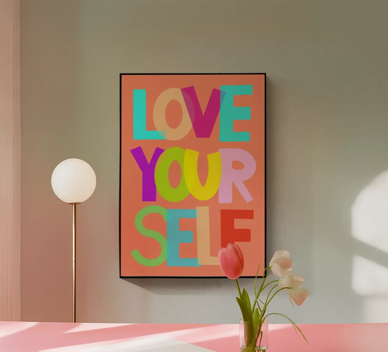 Love yourself plexiglass da Art House