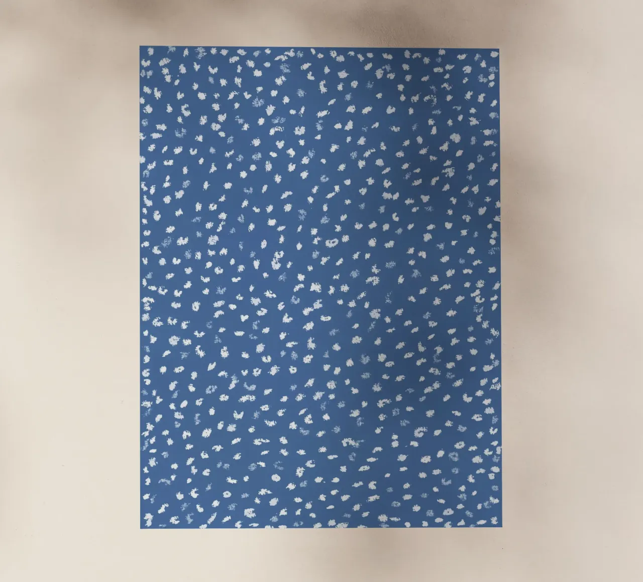 Abstract Artwork Blue #1 pellicola backlit da kathrinmay