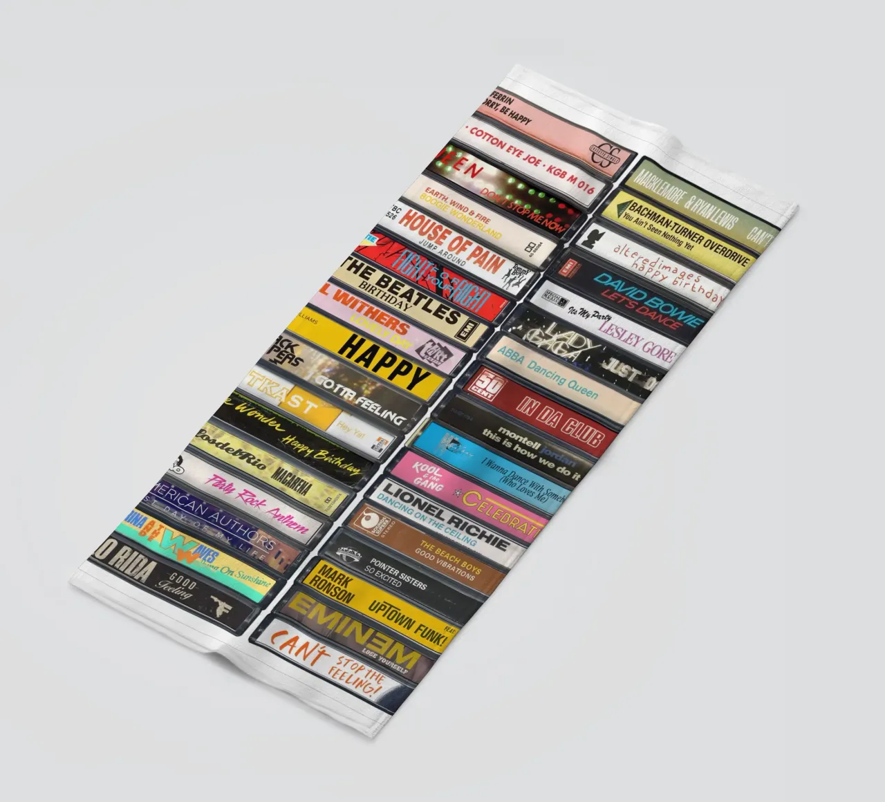 Stampa musicale di compleanno telo mare da MrMustardPrints