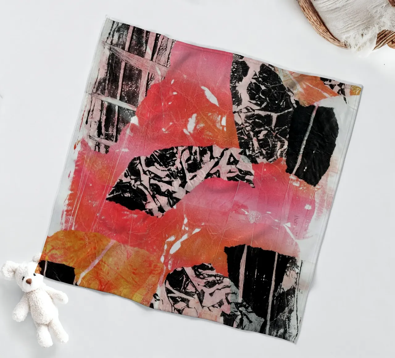 Abstract Artwork Colourful #20 coperta in pile da kathrinmay
