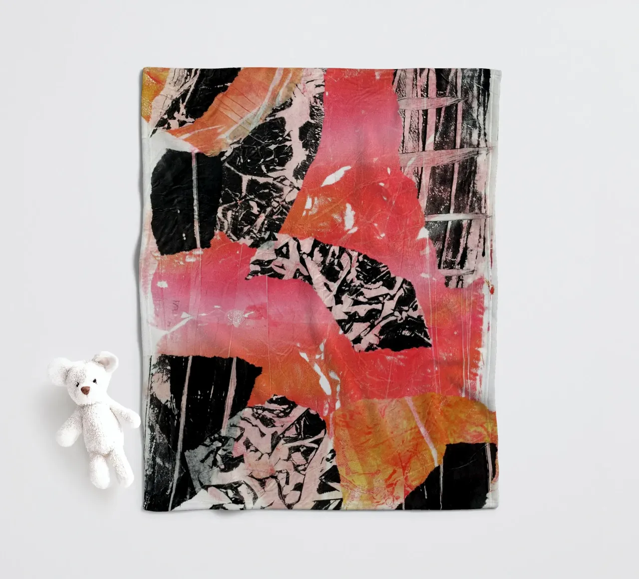 Abstract Artwork Colourful #20 coperta in pile da kathrinmay