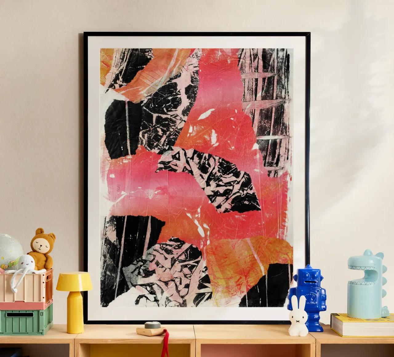 Abstract Artwork Colourful #20 carta hahnemühle da kathrinmay