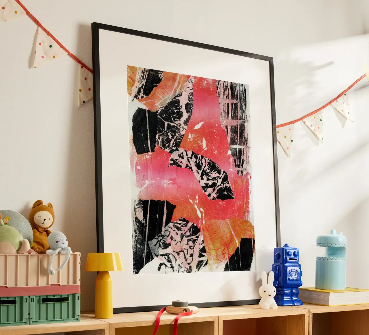 Abstract Artwork Colourful #20 carta hahnemühle da kathrinmay