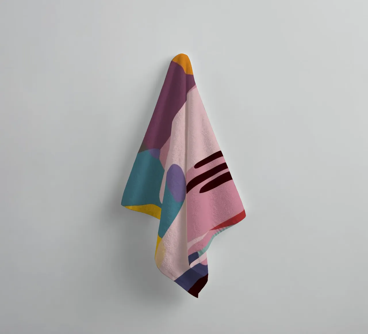 Figurative Abstract Fusion towel by Kala Martir