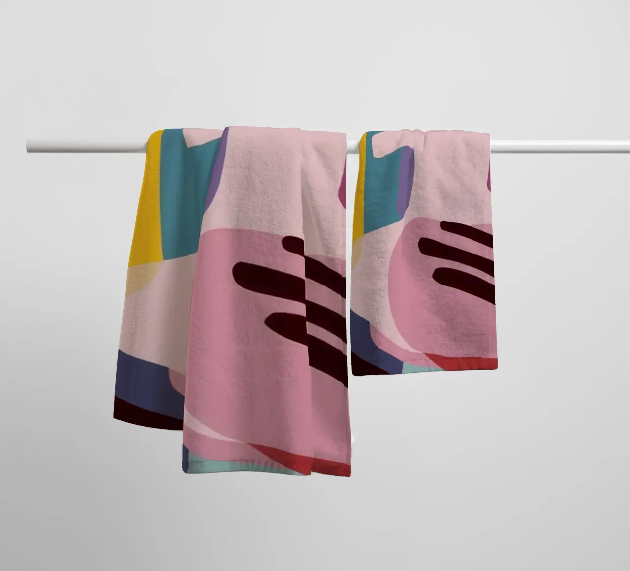 Figurative Abstract Fusion towel by Kala Martir