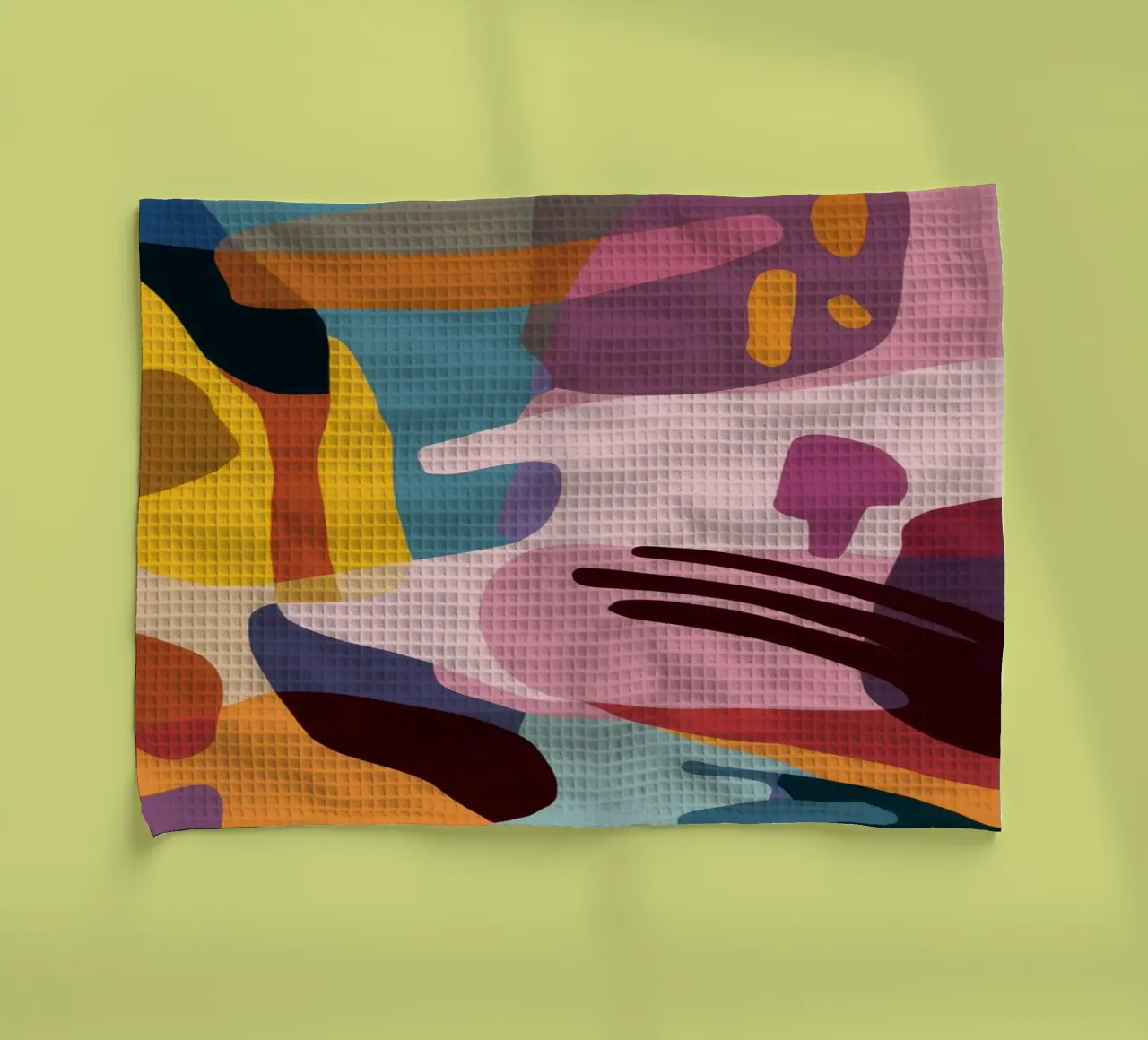 Fusion figurative et abstraite torchon de Kala Martir