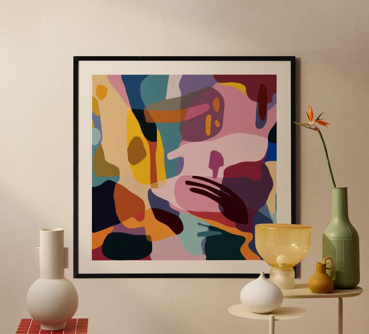 Figurative Abstract Fusion hahnemühle by Kala Martir