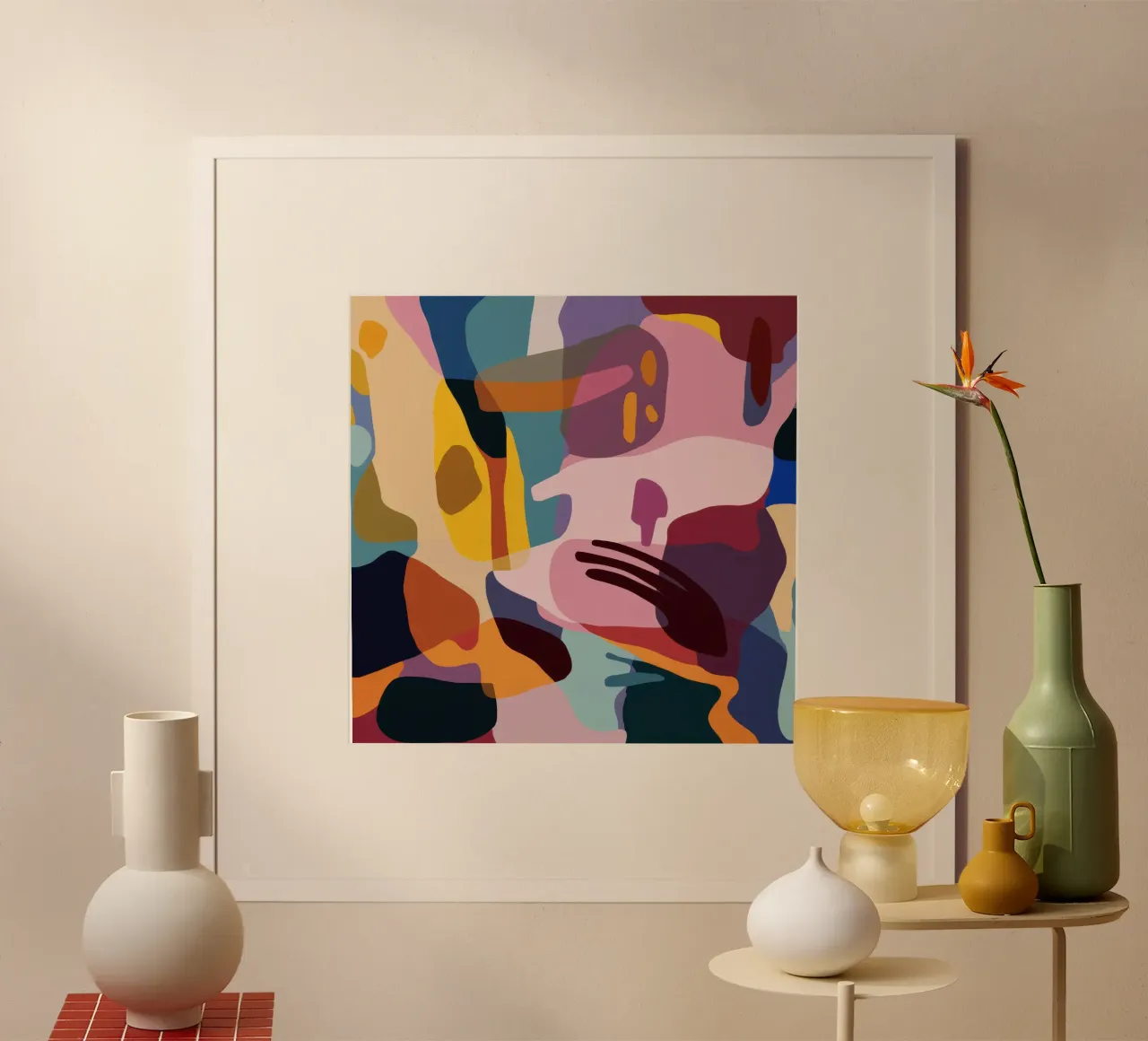 Figurative Abstract Fusion hahnemühle by Kala Martir