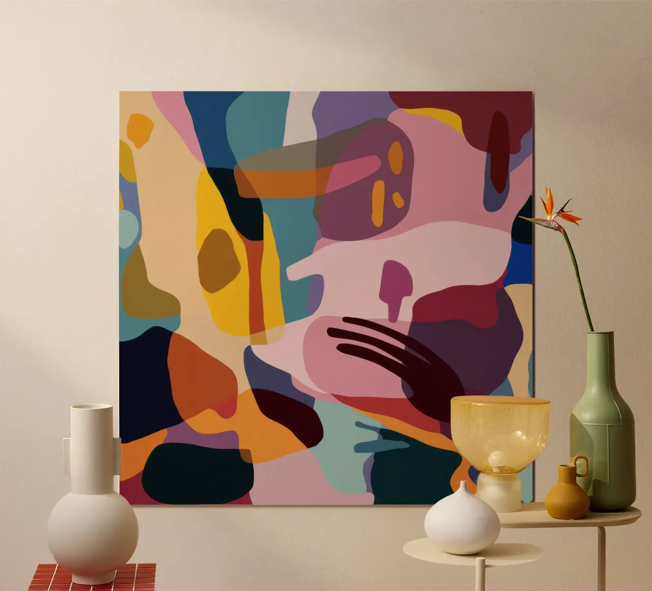 Figurative Abstract Fusion hahnemühle by Kala Martir