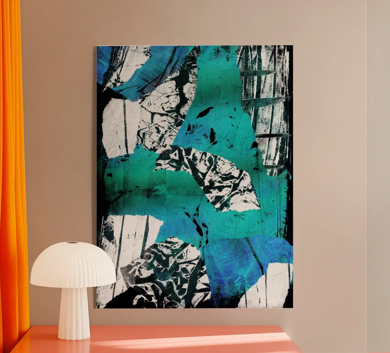 Abstract Artwork Colourful #21 plexiglass da kathrinmay