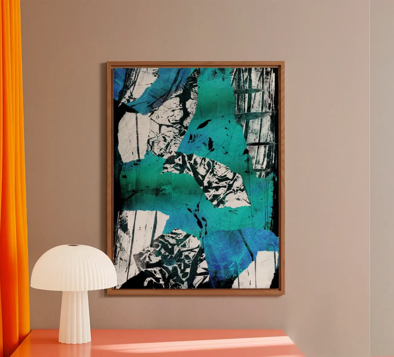 Abstract Artwork Colourful #21 alluminio dibond da kathrinmay