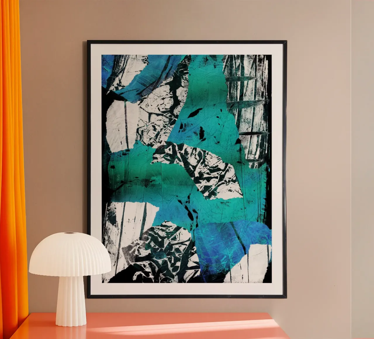 Abstract Artwork Colourful #21 carta hahnemühle da kathrinmay