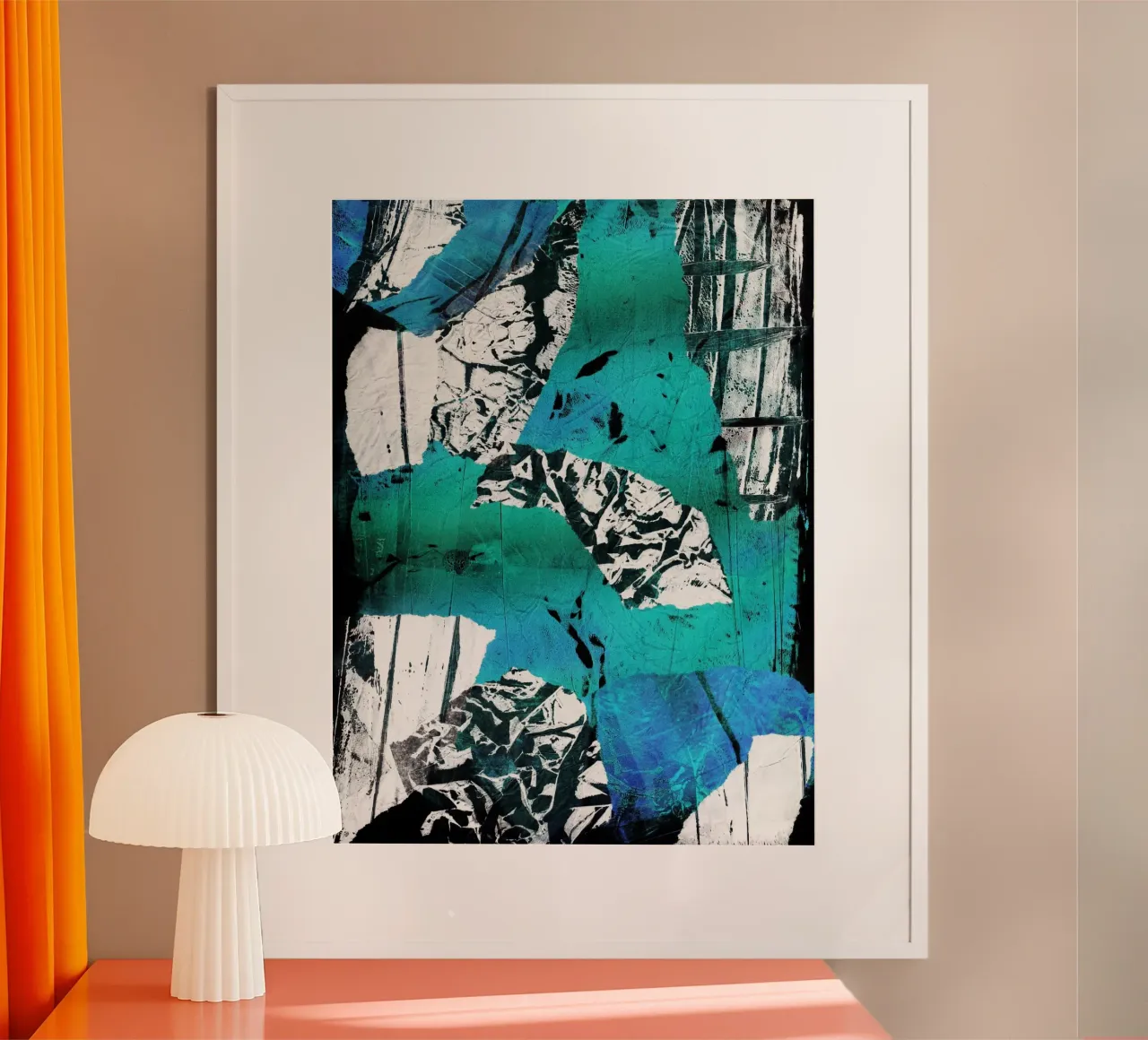 Abstract Artwork Colourful #21 carta hahnemühle da kathrinmay