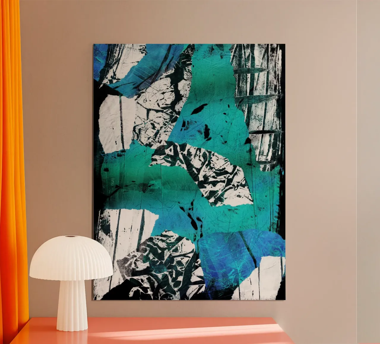 Abstract Artwork Colourful #21 carta hahnemühle da kathrinmay