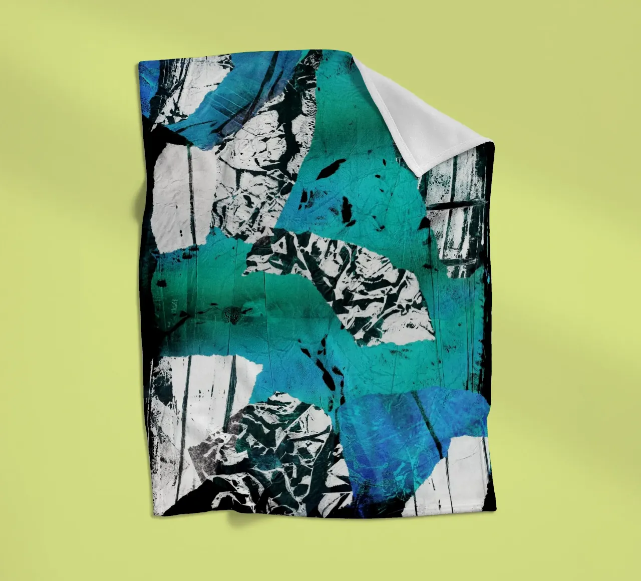 Abstract Artwork Colourful #21 coperta in pile da kathrinmay