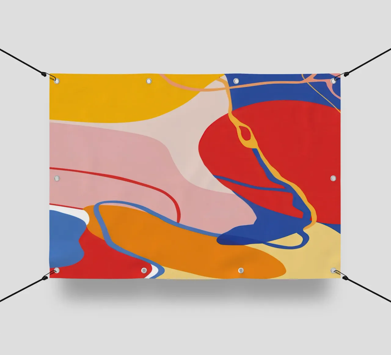 Corpo fluido Abstract telo in pvc da Kala Martir