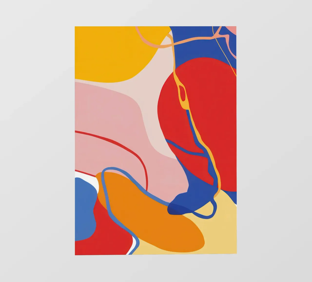 Corpo fluido Abstract telo in pvc da Kala Martir