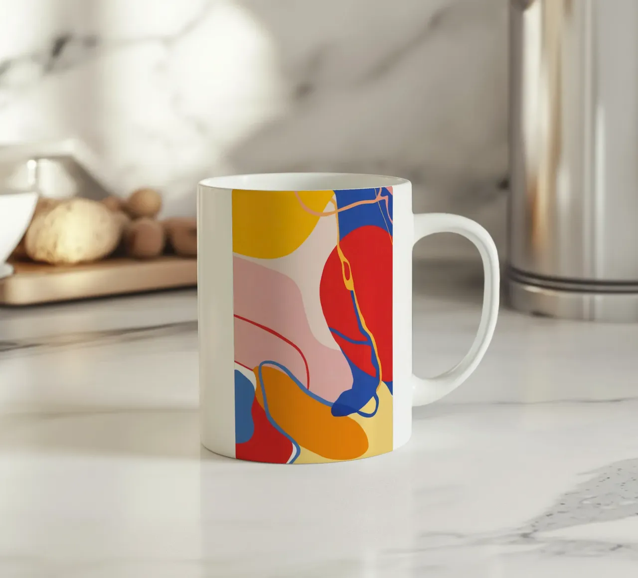 Corpo fluido Abstract tazza in ceramica da Kala Martir