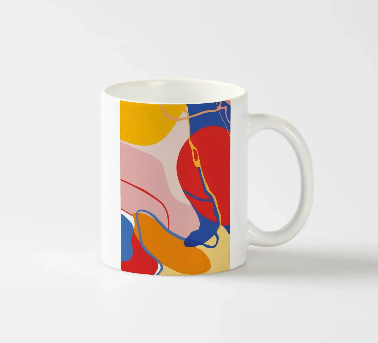 Corpo fluido Abstract tazza in ceramica da Kala Martir