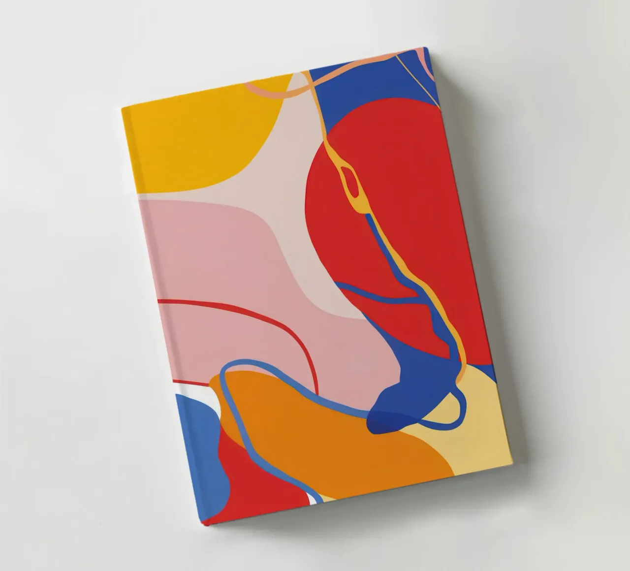 Fluid Body Abstract notebook by Kala Martir