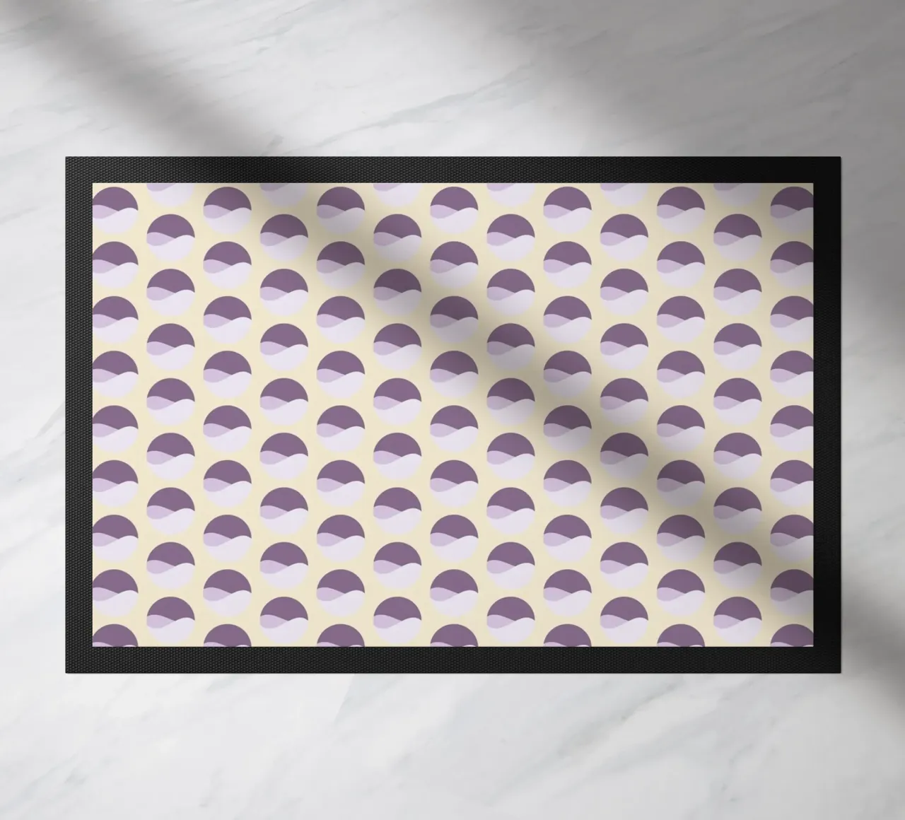 Wavy Dots Pattern #1 felpudo de kathrinmay