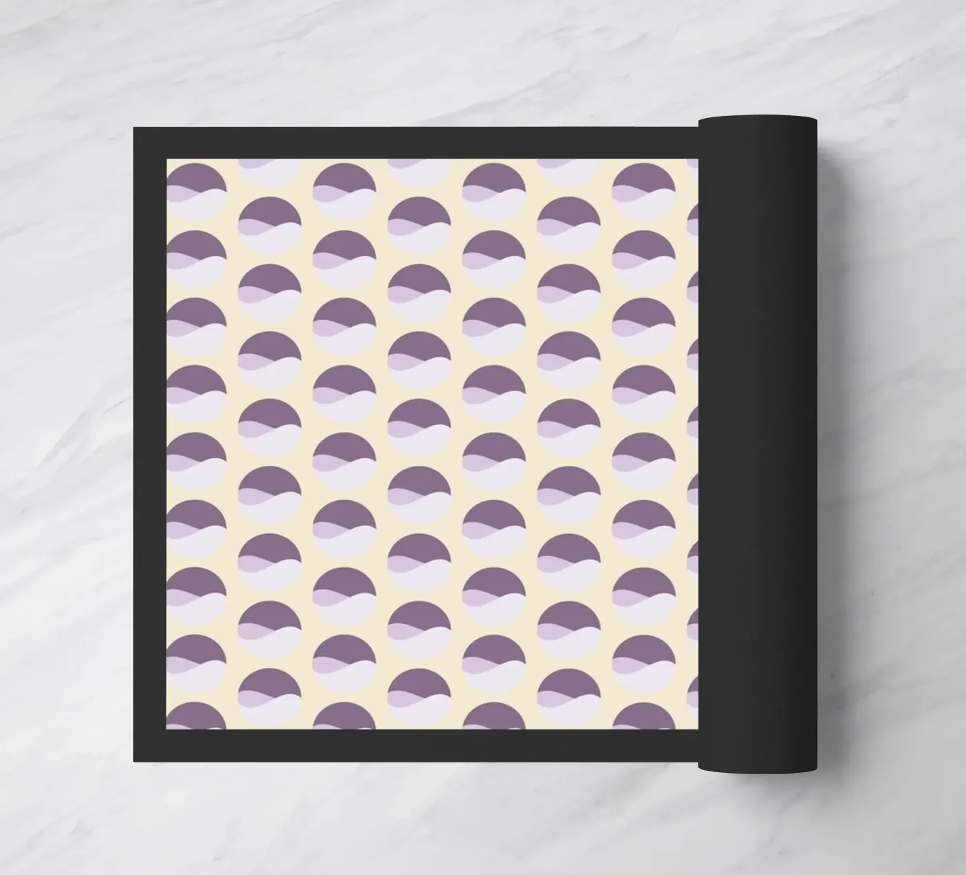Wavy Dots Pattern #1 doormat by kathrinmay