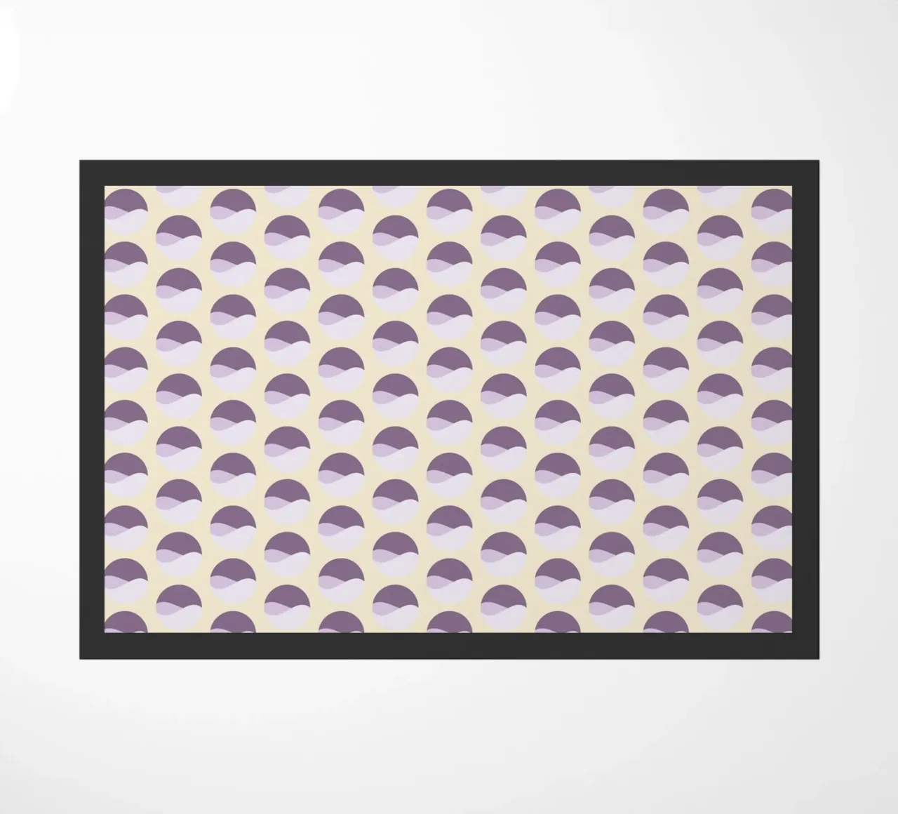 Wavy Dots Pattern #1 felpudo de kathrinmay