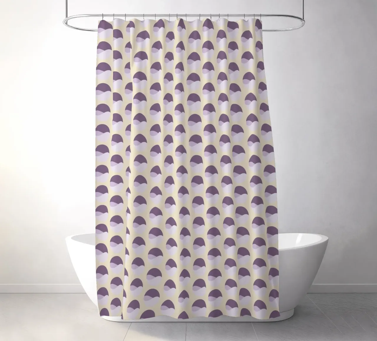 Wavy Dots Pattern #1 tenda da doccia da kathrinmay