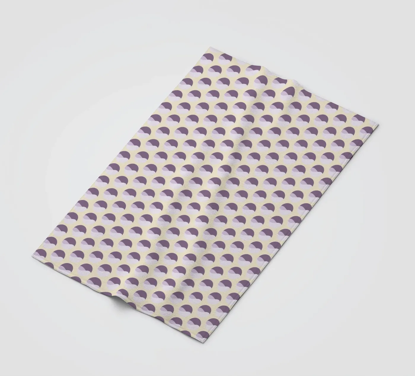 Wavy Dots Pattern #1 Fleecedecke von kathrinmay