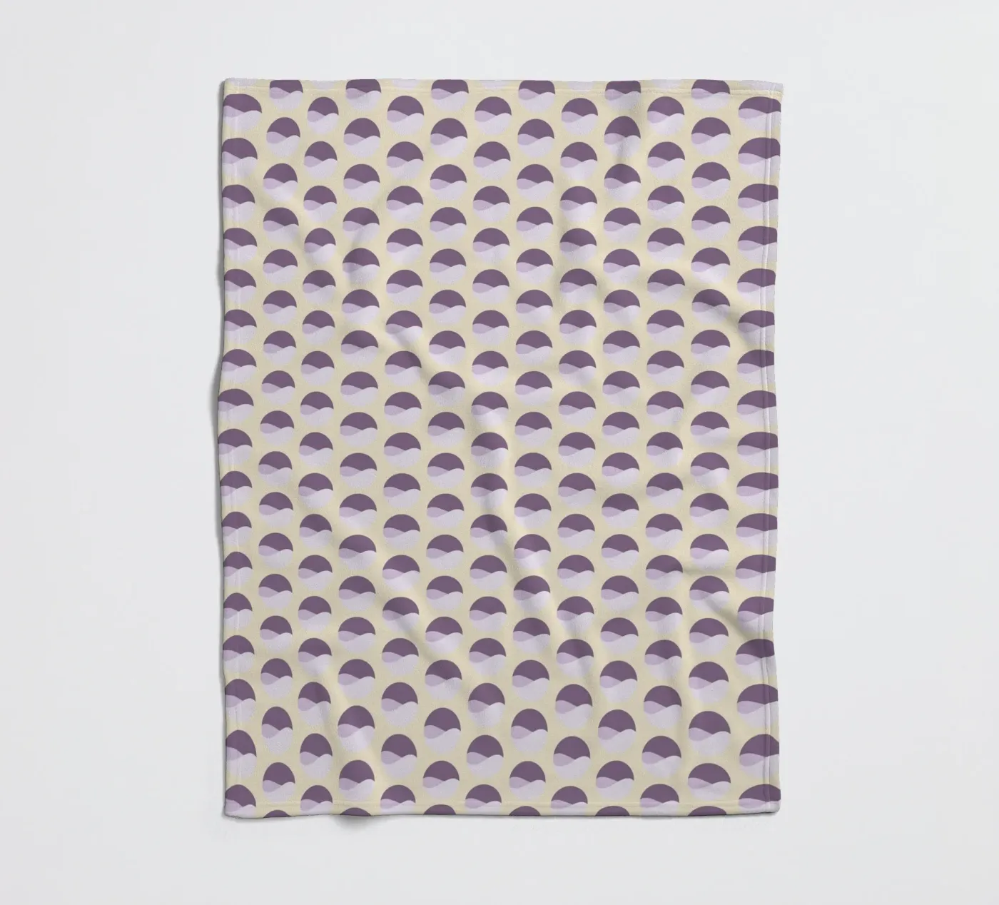 Wavy Dots Pattern #1 fleecedeken van kathrinmay