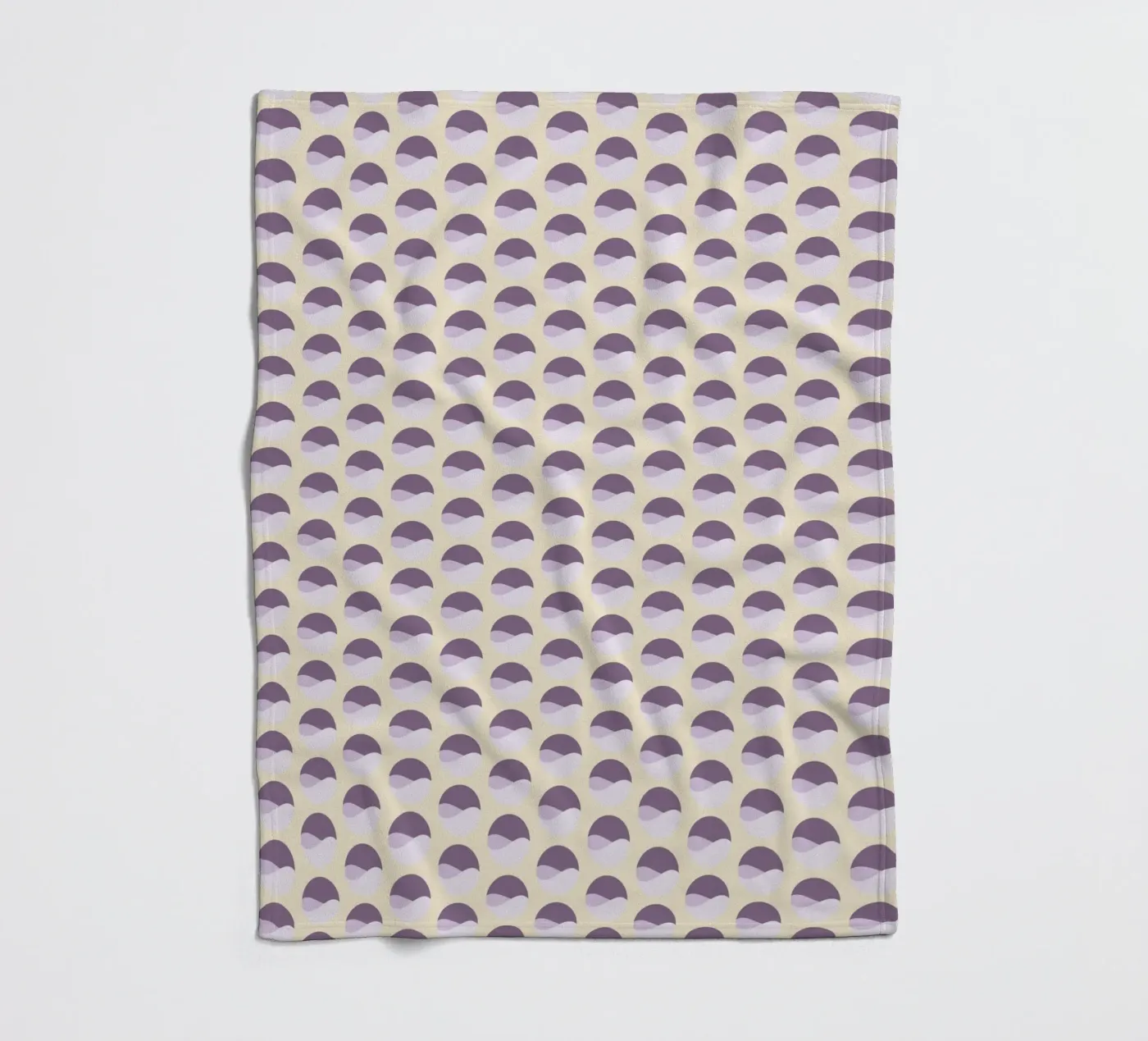 Wavy Dots Pattern #1 Fleecedecke von kathrinmay