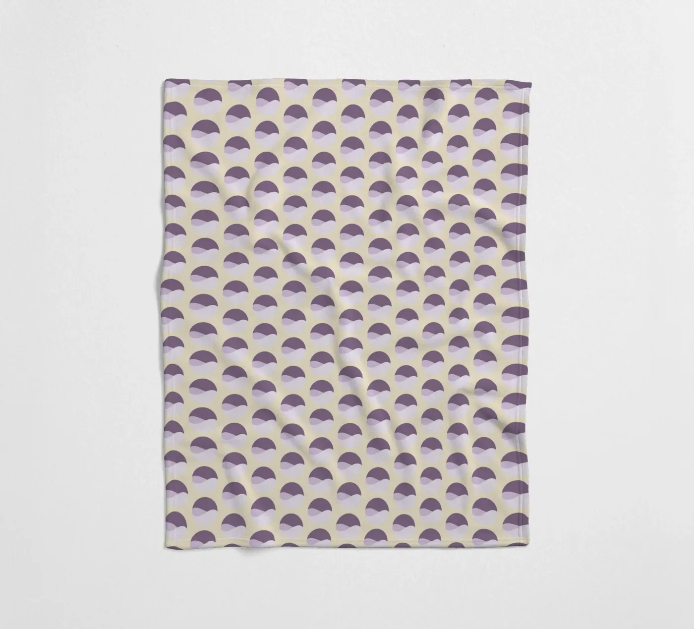 Wavy Dots Pattern #1 Fleecedecke von kathrinmay