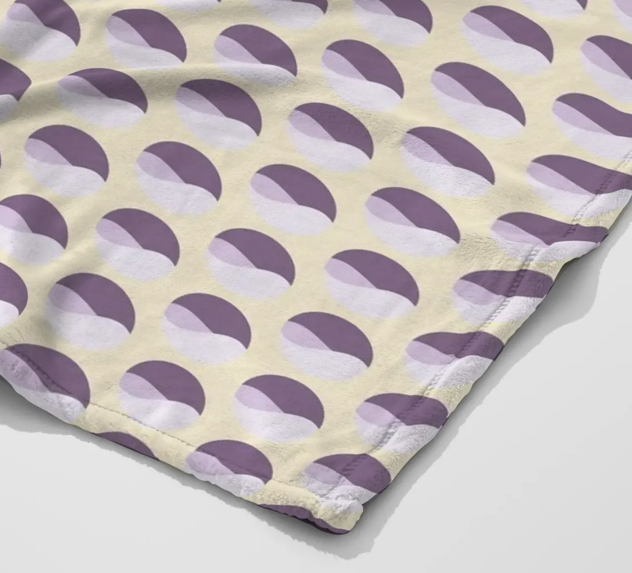 Wavy Dots Pattern #1 coperta in pile da kathrinmay