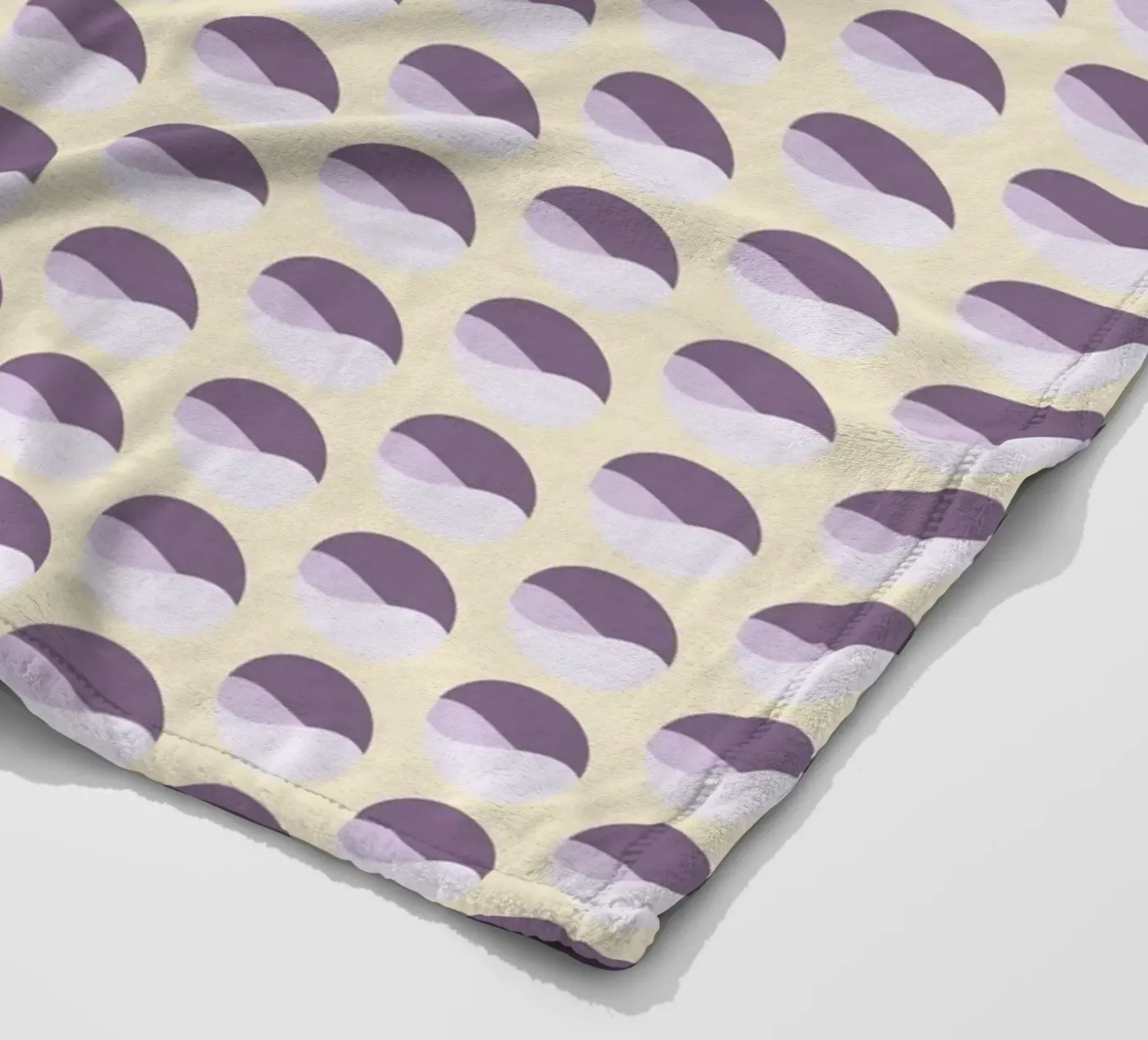 Wavy Dots Pattern #1 fleecedeken van kathrinmay