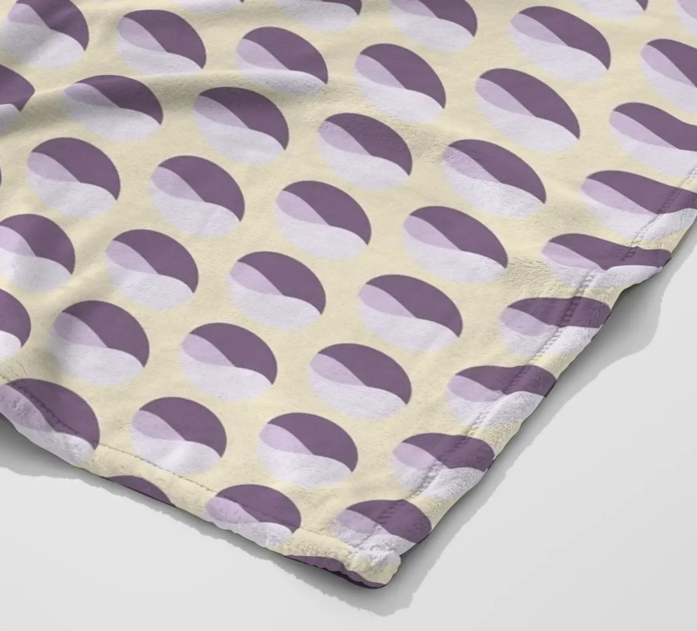 Wavy Dots Pattern #1 Fleecedecke von kathrinmay